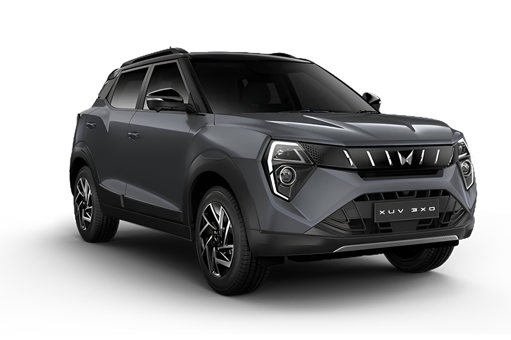 Mahindra XUV 3XO in Galaxy Grey Black