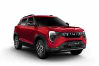 Mahindra XUV 3X0 Tango Red colour  Mahindra XUV 3X0 Tango Red colour