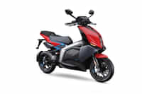 TVS X EV Red colour Scooters TVS X EV Red colour Scooters