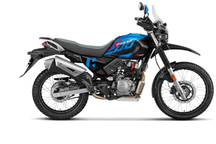 Xpulse 200 4V undefined in TECHNO BLUE MATE BLACK