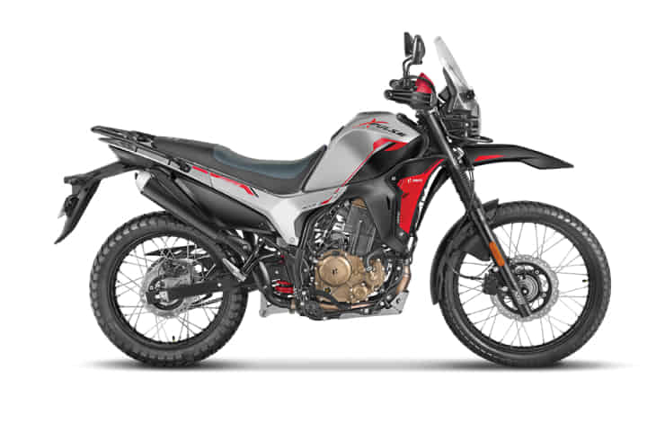 Hero Xpulse 210 in ALPINE SILVER