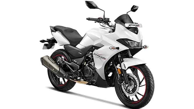 Hero Xtreme 200S     2020 -2023 in Pearl  Silver White