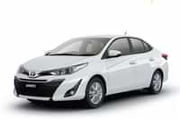 Toyota Yaris  2021-2021 Super White colour Cars