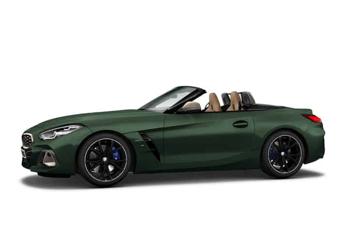 BMW Z4 in Frozen Deep Green metallic