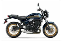 Kawasaki Z650 RS METALLIC OCEAN BLUE colour 