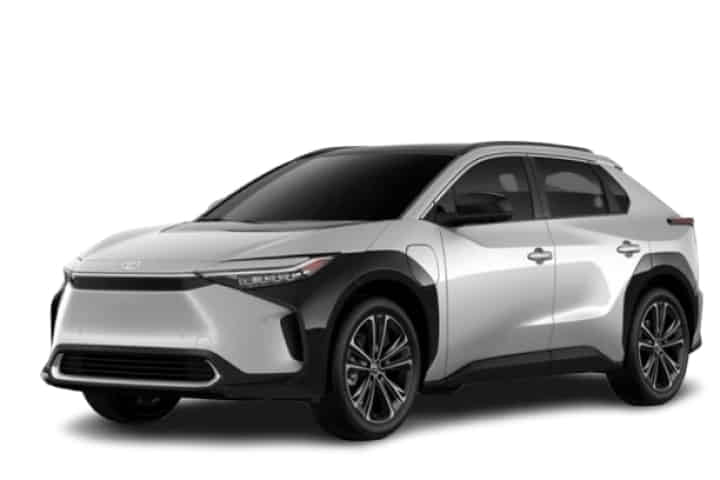 Toyota bZ4X in Elemental Silver Metallic
