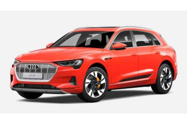 Audi e-tron in Catalunya Red Metallic