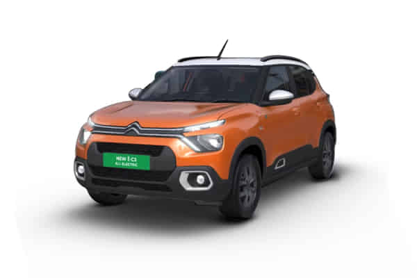 Citroen eC3 in Zesty Orange With Polar White