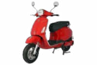 Greta Electric eVespa Scarlet Red colour 