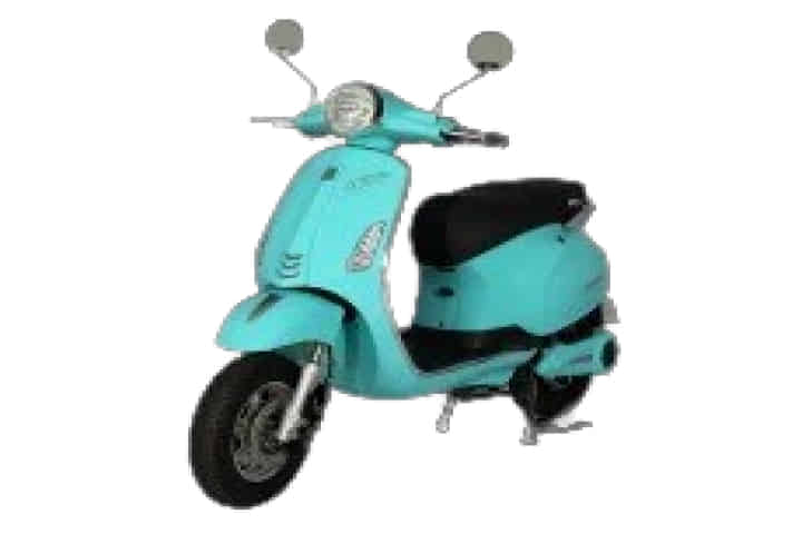 Greta Electric eVespa in Turquoise Blue