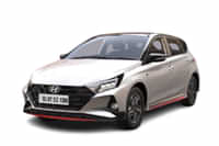 Hyundai i20 N Line Atlas White with Abyss Black colour Cars Hyundai i20 N Line Atlas White with Abyss Black colour Cars