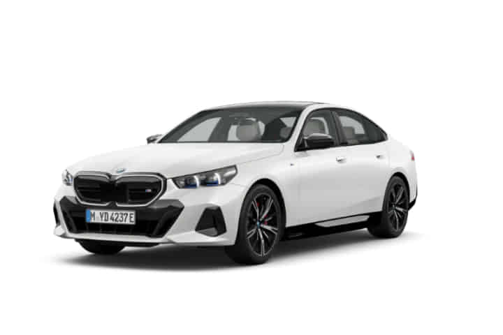 BMW i5 in Mineral White Metallic