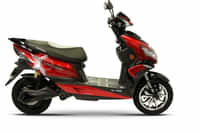 Okinawa iPraise+ Glossy Red Black colour Scooters