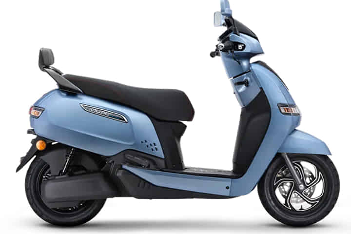 TVS iQube Electric in Mint Blue - Glossy