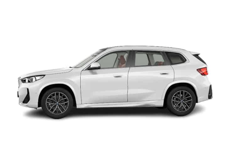 BMW iX1 LWB in Mineral White Metallic