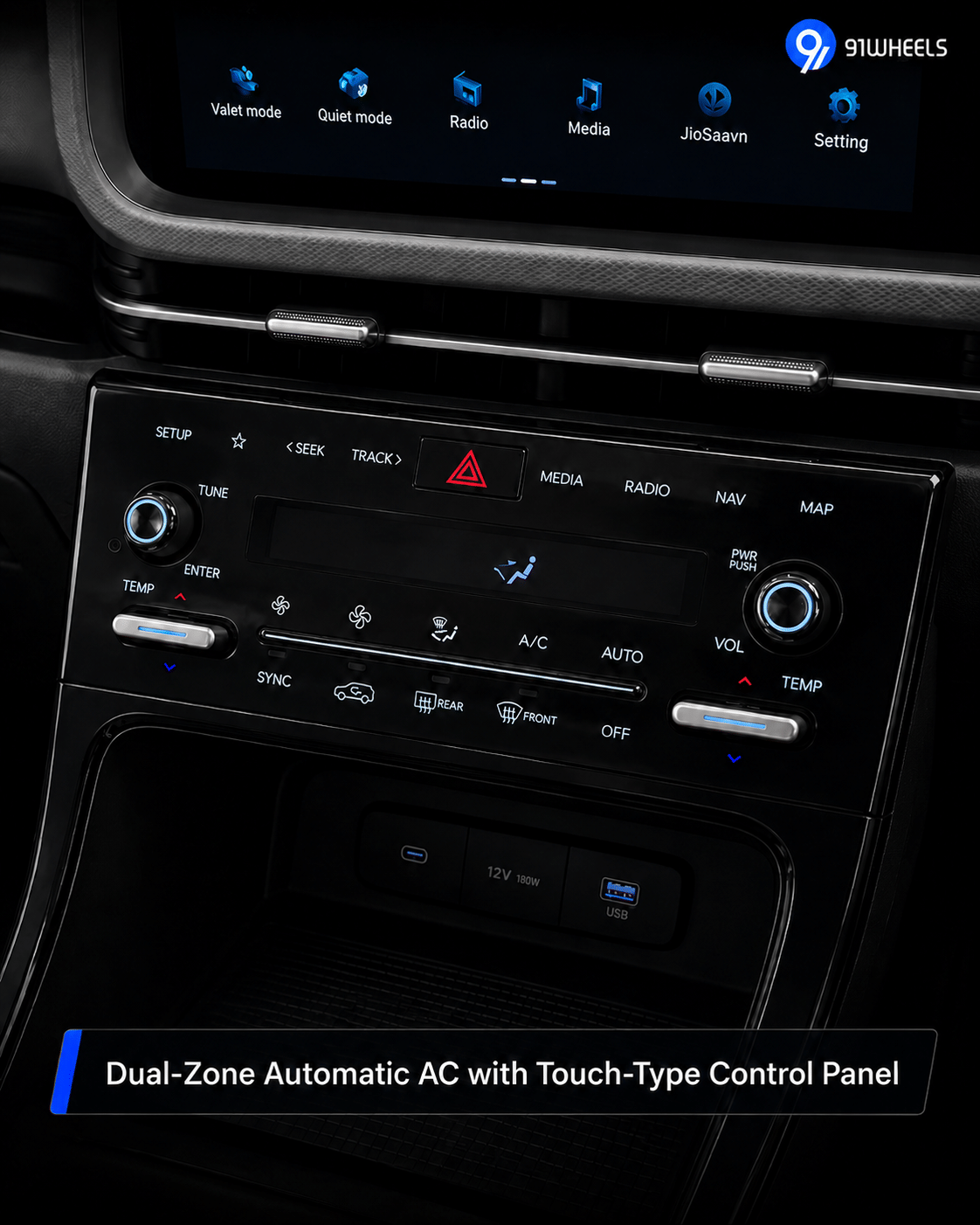 Automatic Dual Zone with Touch Controls