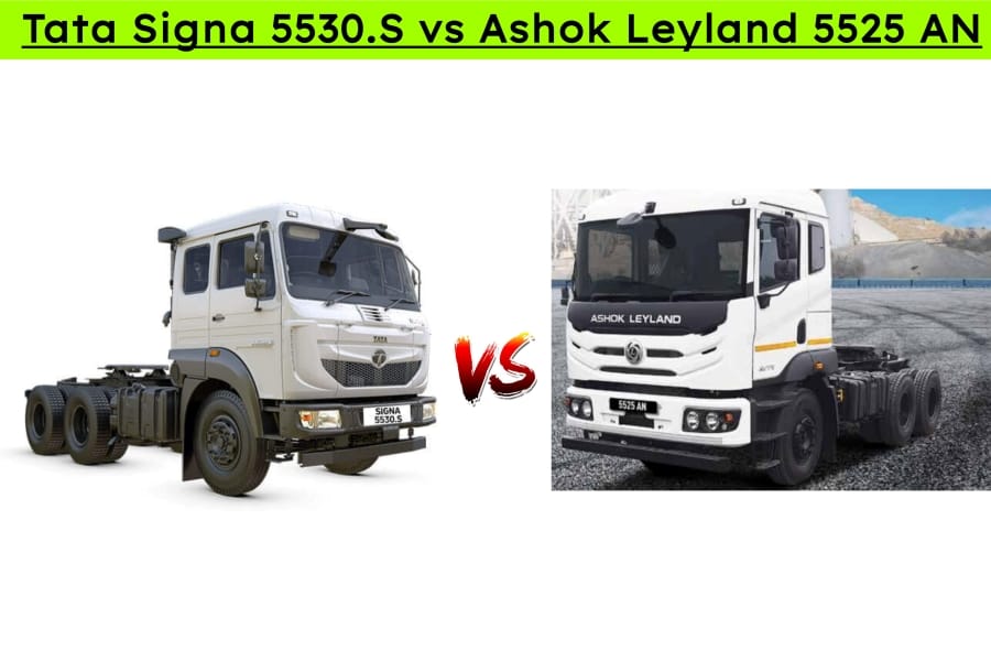 Tata Signa 5530.S vs Ashok Leyland 5525 AN; Spec Comparison