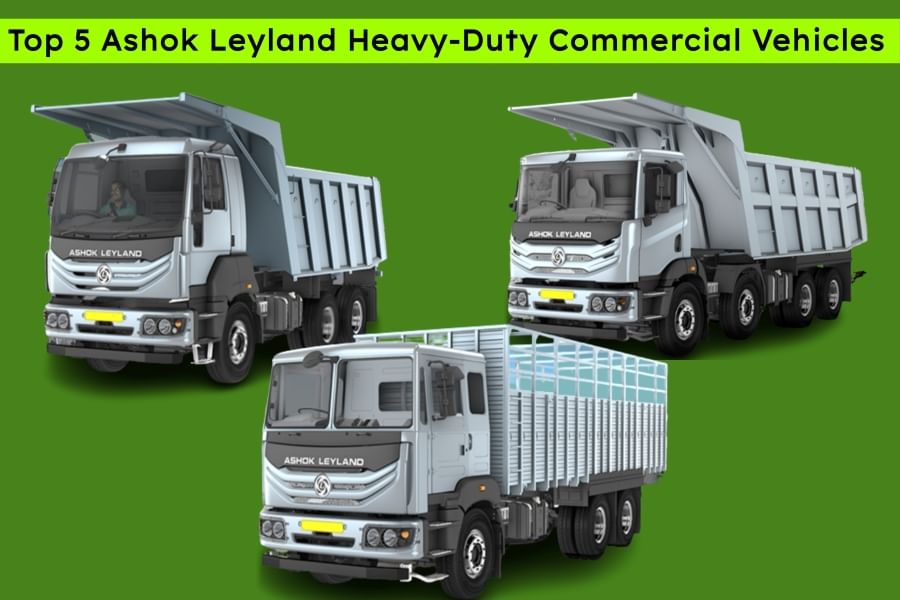 Top 5 Ashok Leyland HeavyDuty Commercial Vehicles