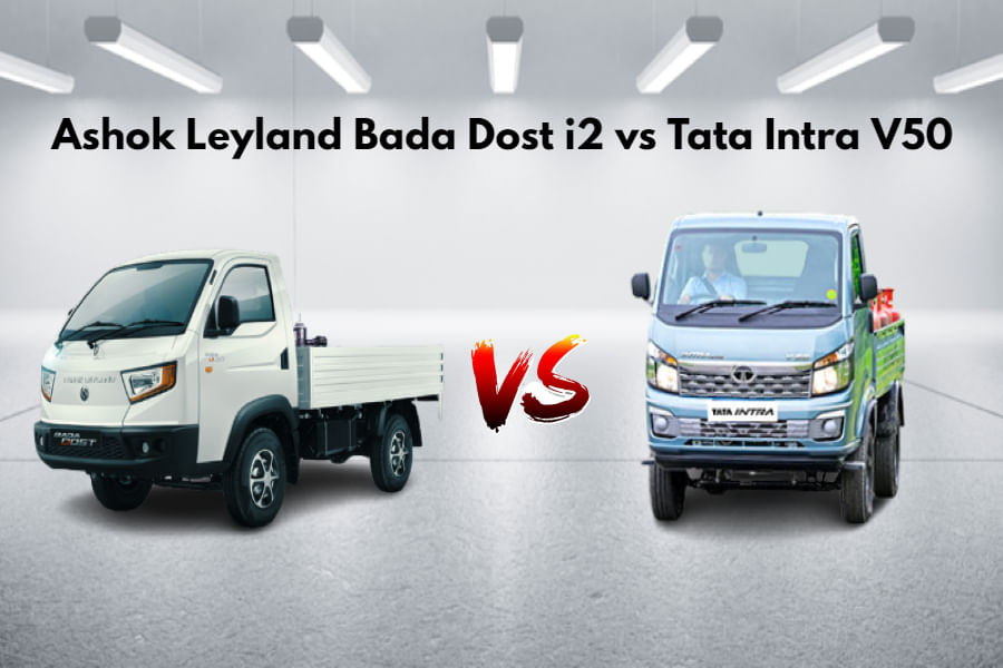 Ashok Leyland Bada Dost i2 vs Tata Intra V50 Spec Comparison