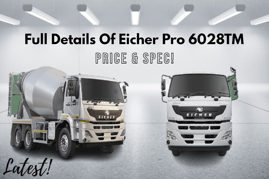 Full Details Of Eicher Pro 6028TM Transit Mixer In India