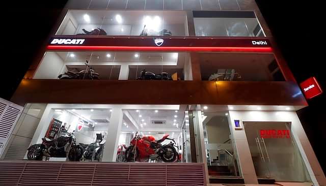 New Ducati showroom opens up in Delhi NCR.