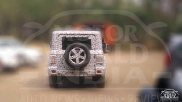  mahindra thar rear profile leaked