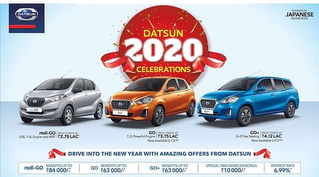 Datsun Announces massive discounts on Redi-GO and Go Car Models