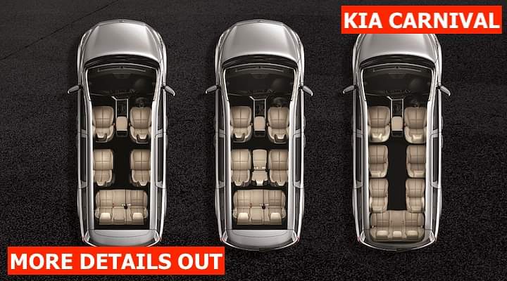 Kia Carnival Versions, Features And Specs Details Out