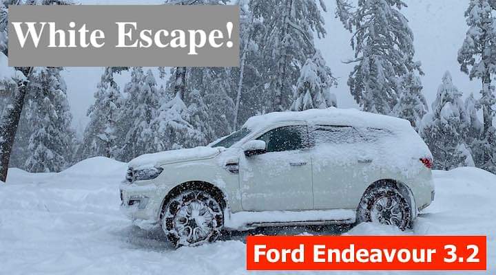 Ford Endeavour's Snow Drive In Himachal [VIDEO]