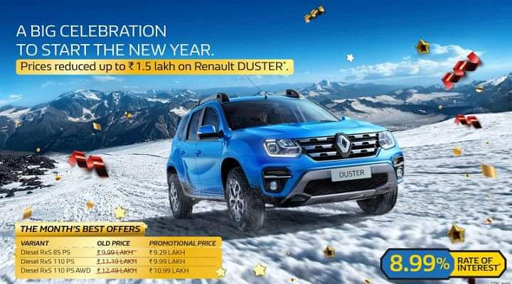Renault Duster Available With Massive Rs 1.5 lakh Discount
