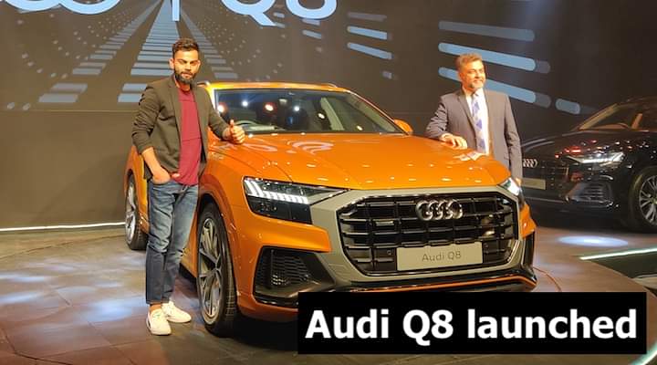 Virat Kohli Launches The Audi Q8 At Rs 1.33 Crore