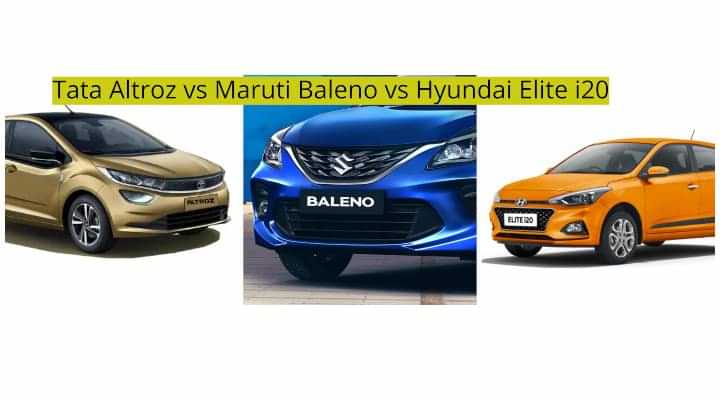 Tata Altroz vs Maruti Baleno Specifications - Details Tata Altroz vs Maruti Baleno Specifications - Details