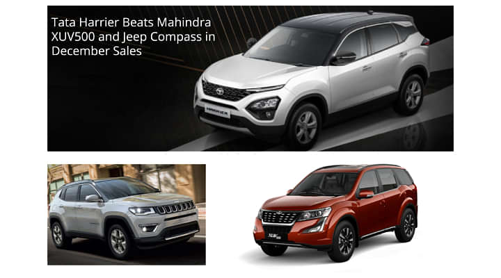 Tata Harrier Beats Jeep Compass and Mahindra XUV500 in December Sales-We Tell You Why!