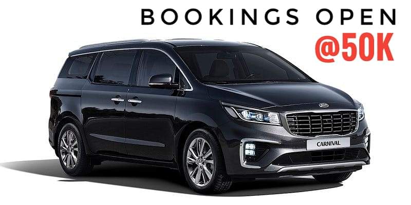 Kia Carnival Bookings Starts At Rs 50,000 - Exclusive