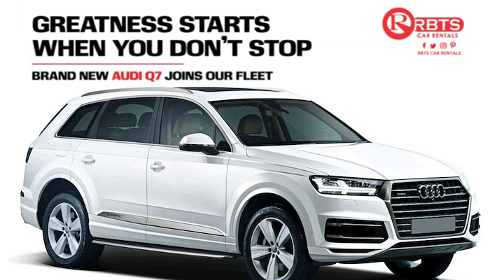 Audi Q7 Self Drive Rental Now Available in Chandigarh and Delhi!