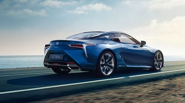 lexus lc500h rear
