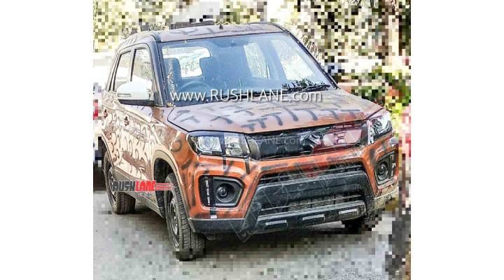 2020 Maruti Brezza Spied With Updated Interiors And Ice Cube LED DRLs