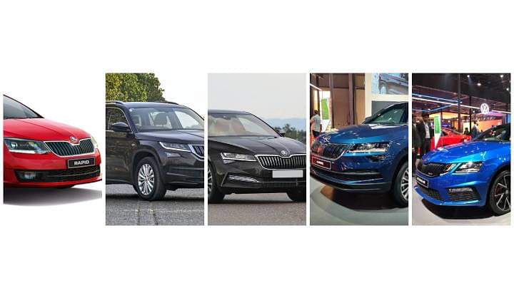 Skoda Reveals Five Upcoming Cars For The Indian Market