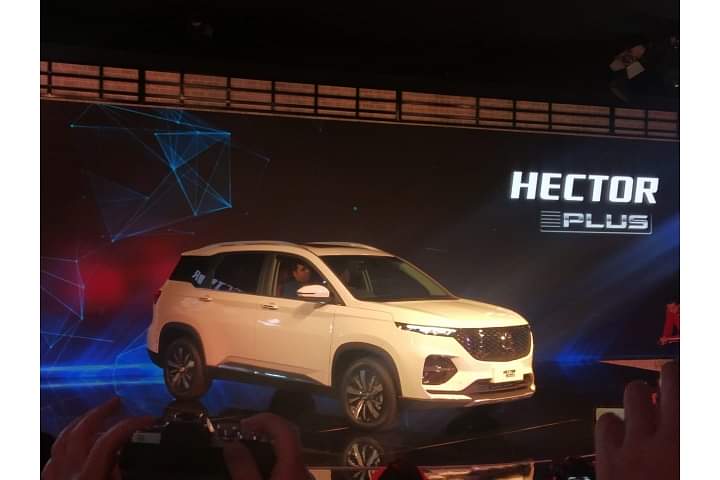 MG Hector Plus Unveiled At The 2020 Auto Expo