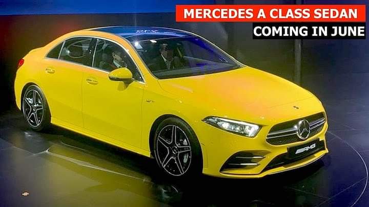 Mercedes Has Unveiled The A class Sedan In India.