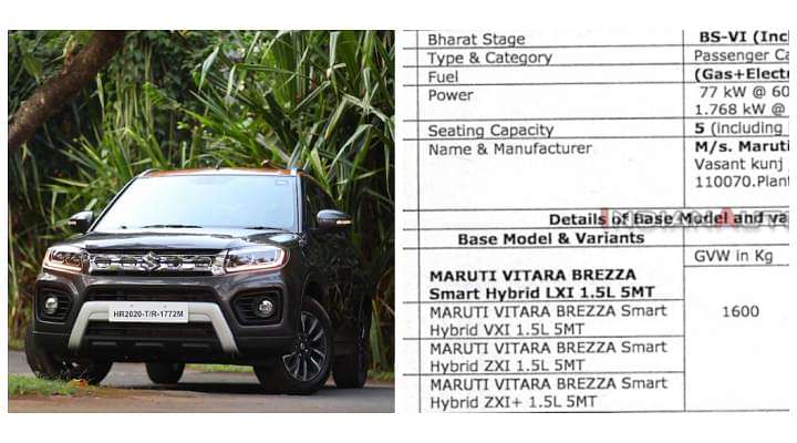 2020 Maruti Brezza Petrol To Get Mild Hybrid In Manual Transmission