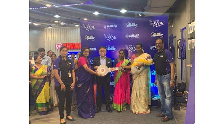 Yamaha Opens Its Second Blue Square Showroom In Chennai Yamaha Opens Its Second Blue Square Showroom In Chennai