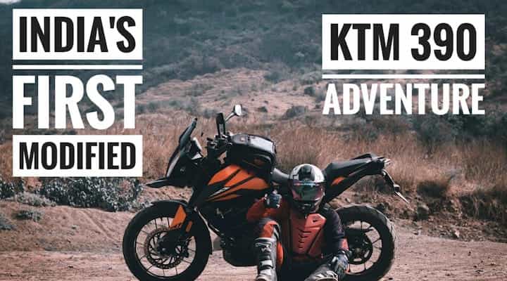 India's first modified KTM 390 Adventure India's first modified KTM 390 Adventure