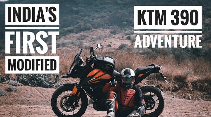 India's first modified KTM 390 Adventure