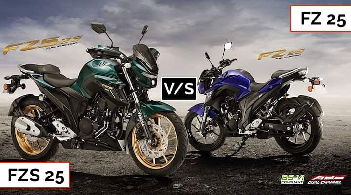 Yamaha FZ 25 vs FZS 25 : Differences in these 2020 BS6 Models