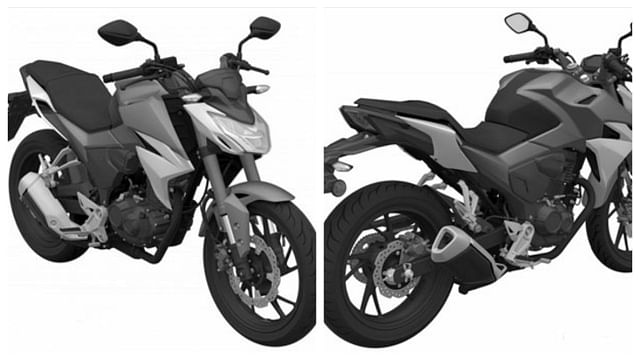 honda cbf 190r patent image