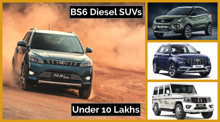 BS6 Diesel SUVs You Can Buy Under 10 Lakhs! Venue to Bolero BS6 Diesel SUVs You Can Buy Under 10 Lakhs! Venue to Bolero
