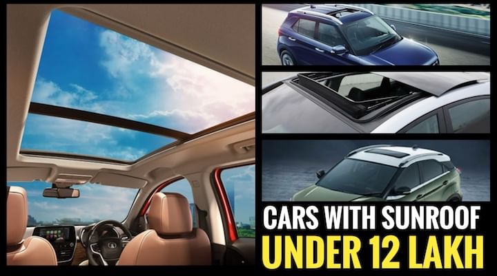 Top Affordable Cars With Sunroof Under Rs 12 lakh