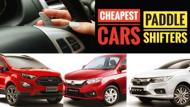 These Top 5 Cars Offers You Paddle Shifters In A Budget - Honda Amaze To City