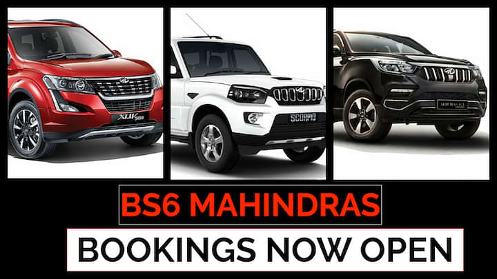 Online Bookings For Mahindra SUVs Open - XUV500 To Alturas G4 BS6